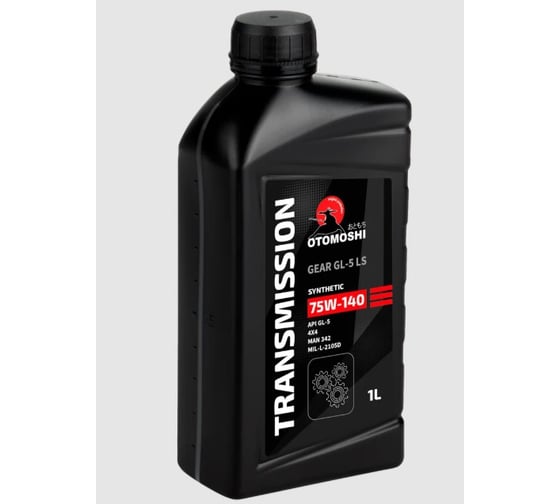 Изображение товара Трансмиссионное масло Otomoshi GEAR GL-5 LS SAE 75W140 1л MF213984