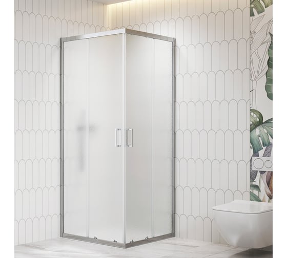 Изображение товара Душевой уголок RGW 80*80*195 CL-36 Квадрат/Хром/Cora/6 мм 06093688-41