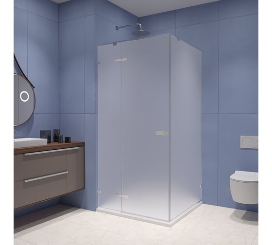 Изображение товара Душевой уголок RGW 100*100*200 SV-030 Квадрат/Хром/Матовое/8 мм (2 уп.) 353203000-21