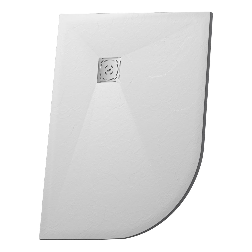 Изображение товара Душевой поддон RGW 80*120 см, асимметричный, белый