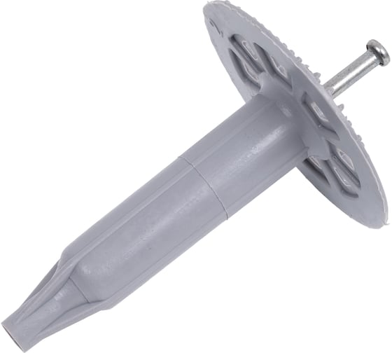 Изображение товара Тарельчатый дюбель с гвоздем GNG по пеноблокам, GNINR-080-6-LIP 100 шт. GNINR806LIP