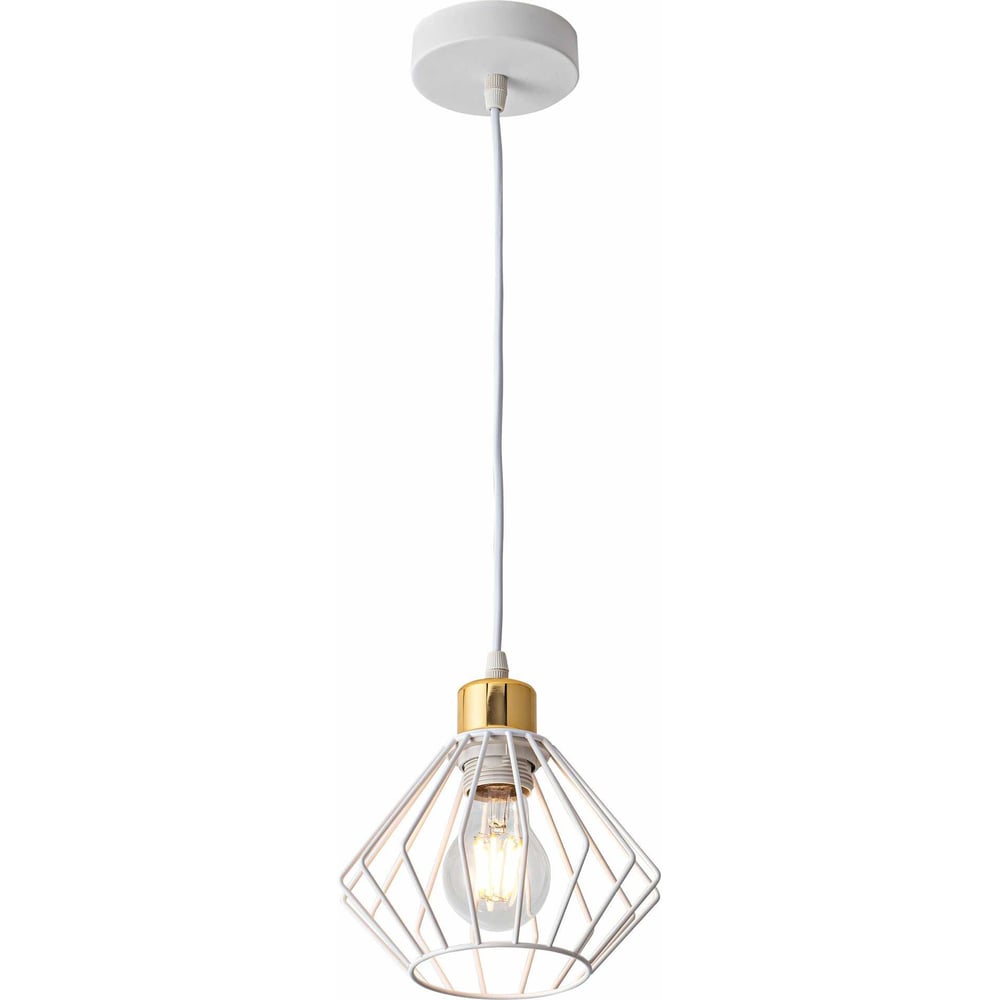 Изображение товара Люстра De Fran E27 60Вт АГРИЯ WHG белый+золото подвесная