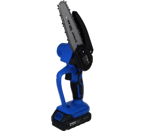 Изображение товара Электропила аккумуляторная РОКОТ, 2АКБ, шина 150 мм, 2.0 Ач Li-ion, пластиковый кейс 691-187