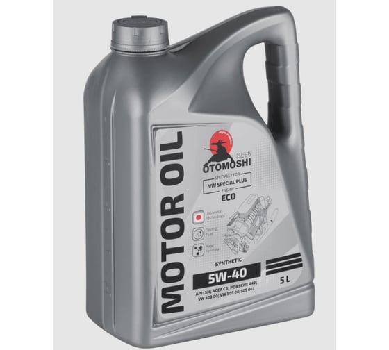 Изображение товара Моторное масло Otomoshi ECO for VW SPECIAL PLUS 5W-40 5л MF213106