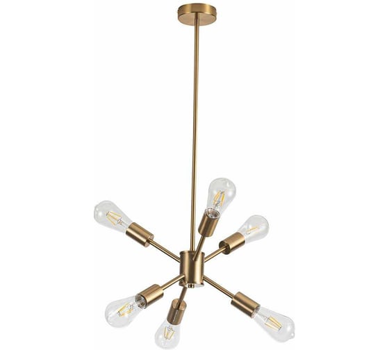 Изображение товара Люстра De Fran Е27 6x40Вт ДАЛАС G золото ML-00622