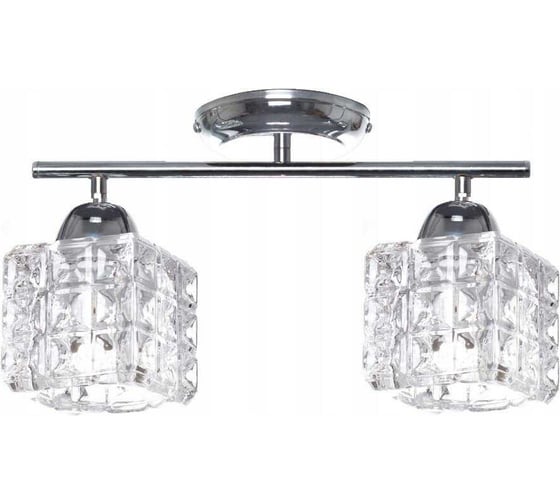 Изображение товара Спот De Fran E14 2x20Вт СПОТО хром/стекло/поворотный AL-3163 CH