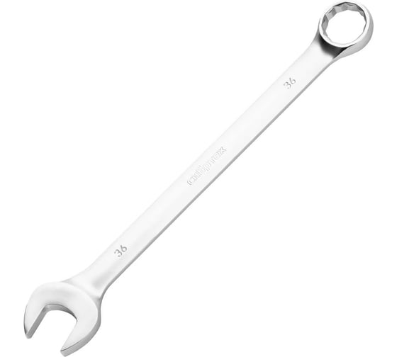 Изображение товара Ключ комбинированный СИБРТЕХ 36мм, никелированный 14924