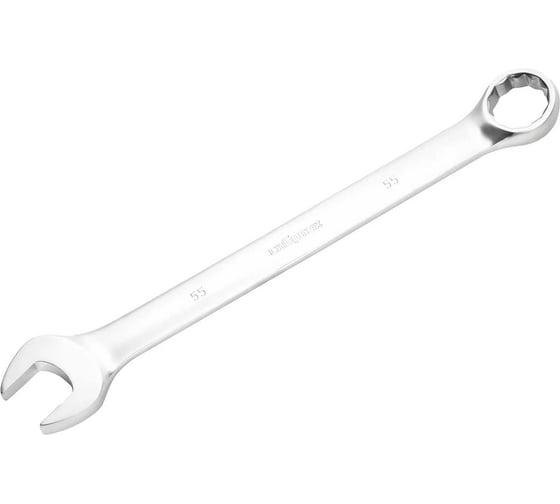 Изображение товара Ключ комбинированный СИБРТЕХ 55мм, никелированный 14929