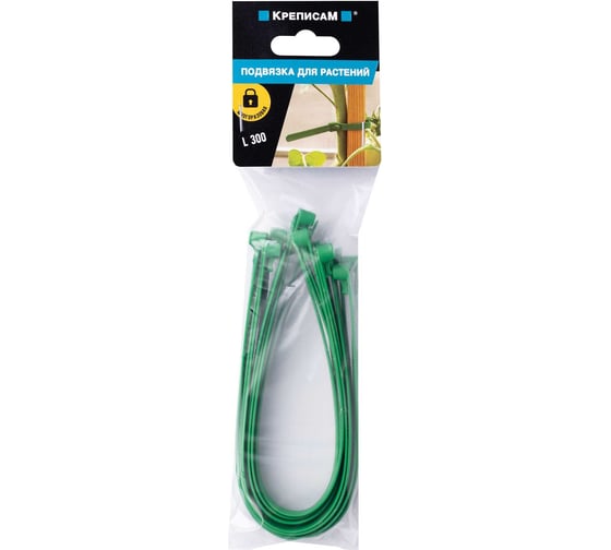 Изображение товара Подвязка растений многоразовая ЕВРОПАРТНЕР 300 мм КРЕПИСАМ 12 шт KM 0011 18