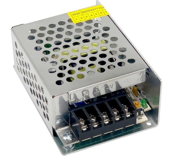 Изображение товара Блок питания для LED De Fran DFB 12В-25Вт-2А, AC/DC, IP20, сетка металл, 85x56x34 DFB2