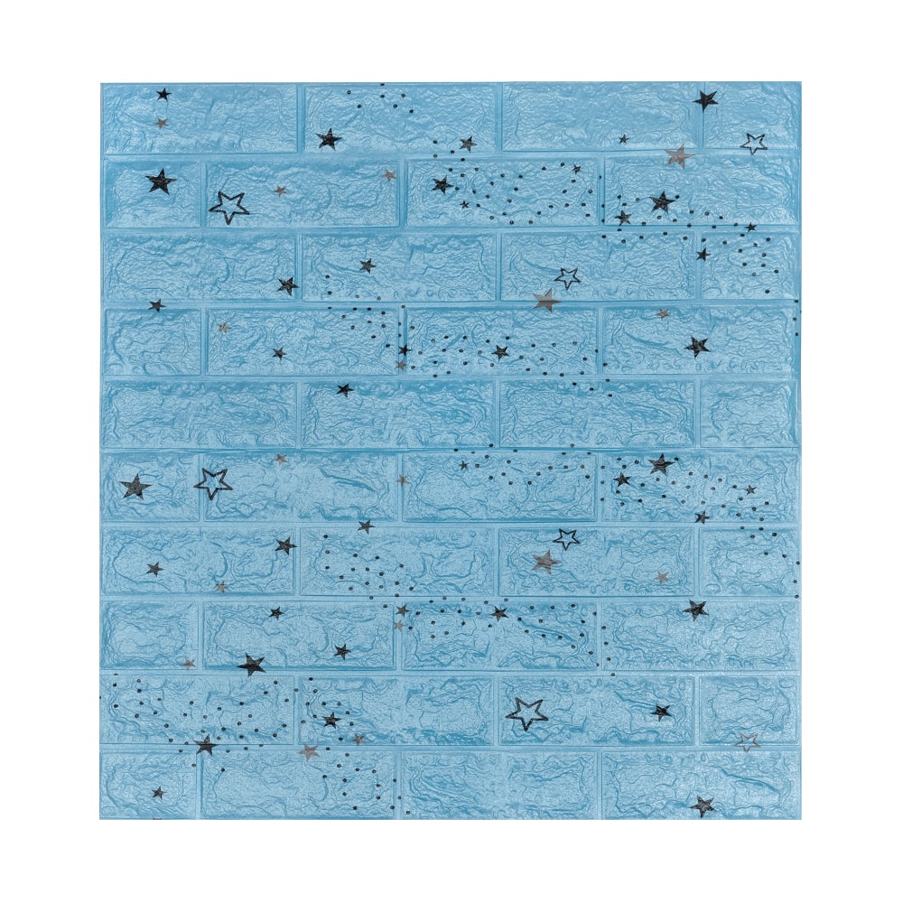 Мягкая самоклеящаяся 3d панель LAKO плёнка самоклеящаяся мрамор 0 45x8 м голубой