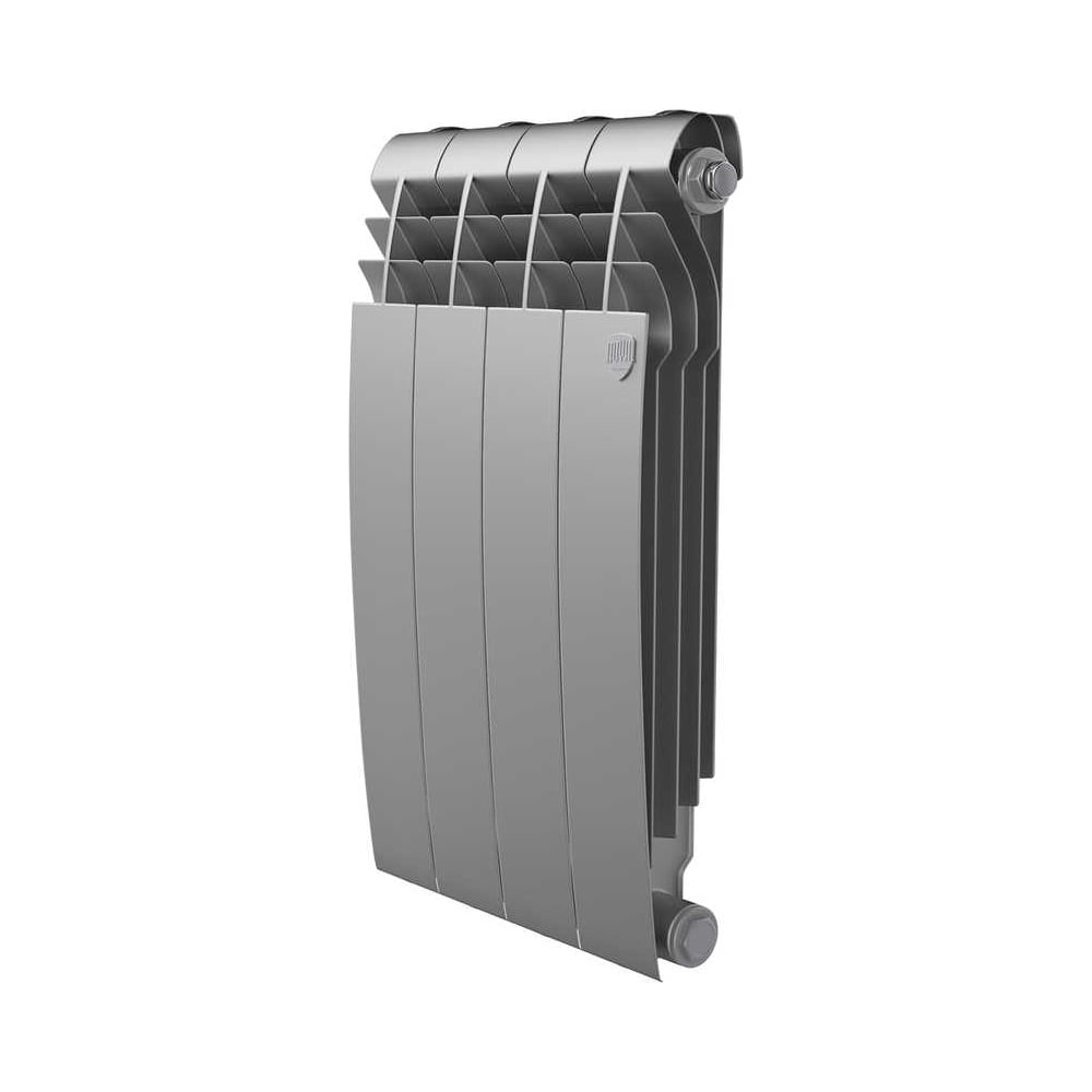 Изображение товара Биметаллический радиатор ROYAL THERMO BILINER B 500 4 секции серебристый