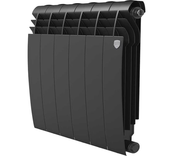 Изображение товара Радиатор биметаллический ROYAL THERMO BILINER B 500 черный, 6 секц. НС-1682288
