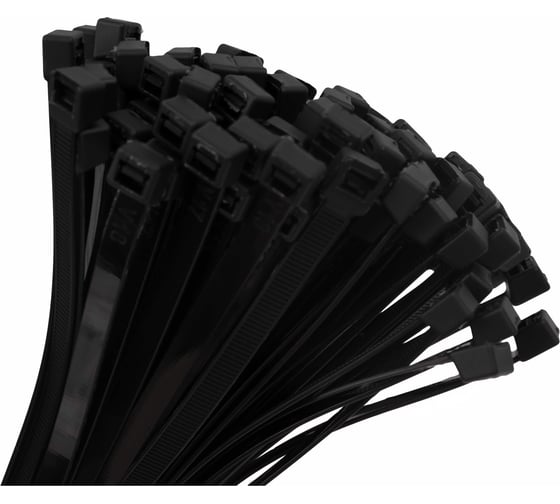 Изображение товара Нейлоновая хомут-стяжка 7,6х300 черная, 100 шт Gigant G/1/86