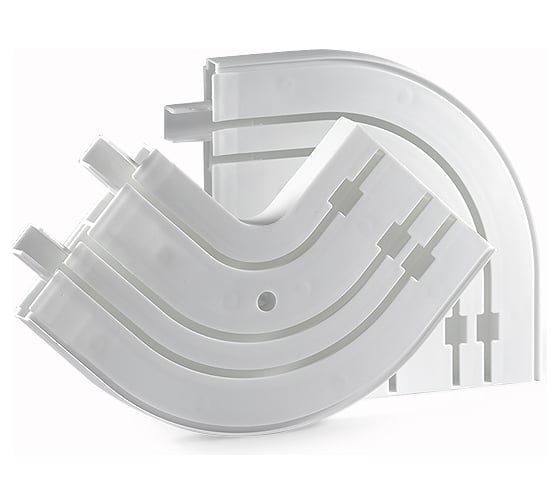 Изображение товара Трехрядные закругления для карниза Magellan 2 шт в упаковке УТ000064934