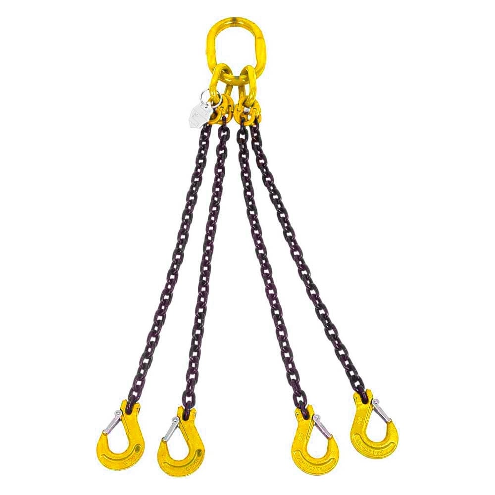 Изображение товара Цепной четырехветвевой строп Сталь-91 11,2т 7м для подъема грузов