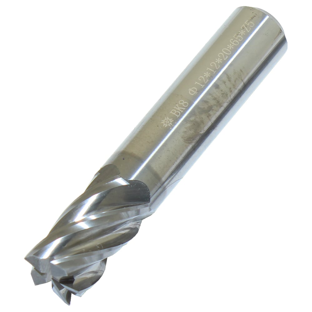 Изображение товара Фреза концевая TLX 12.0x20x65 мм, цельная из ВК8, 5 зубьев