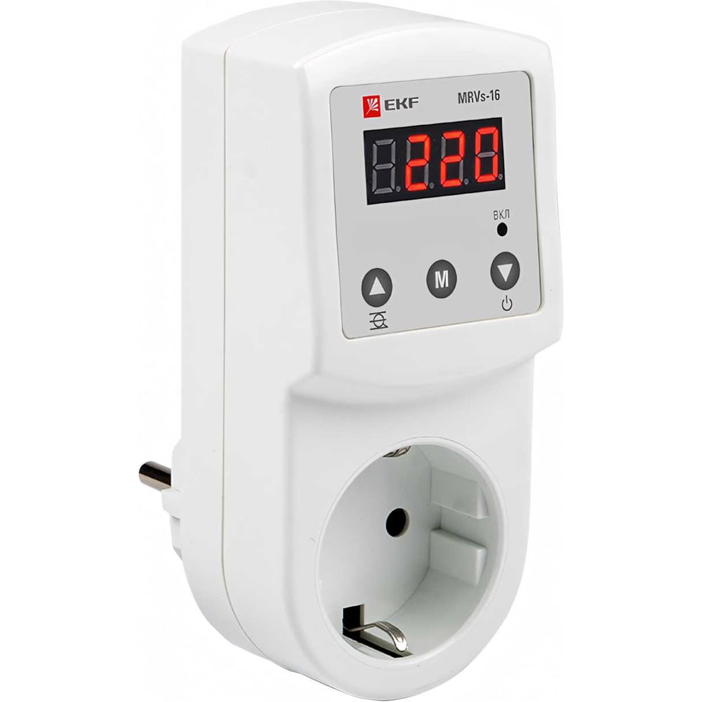 Цифровой розеточное реле напряжения EKF MRVs-16 PROxima MRVs-16