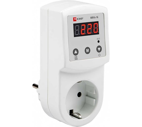 Изображение товара Цифровое розеточное реле напряжения EKF PROxima MRVs-16