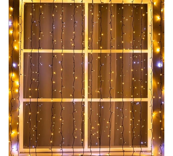 Изображение товара Гирлянда Luazon ЗАНАВЕС SPEC 2х3 м, теплый белый 3584241