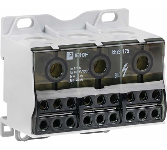 Изображение товара Распределительный блок EKF КБР тройной 175A PROxima kbr3-175