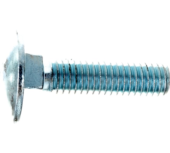 Изображение товара Мебельный болт КРЕП-КОМП цинк, DIN603, 6х25, пр. 5.8, фасовка 300 шт. бм625ф
