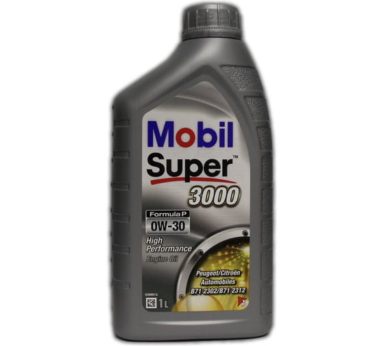 Изображение товара Моторное масло MOBIL SUPER 3000 Formula P 0W-30 (1л) 152170