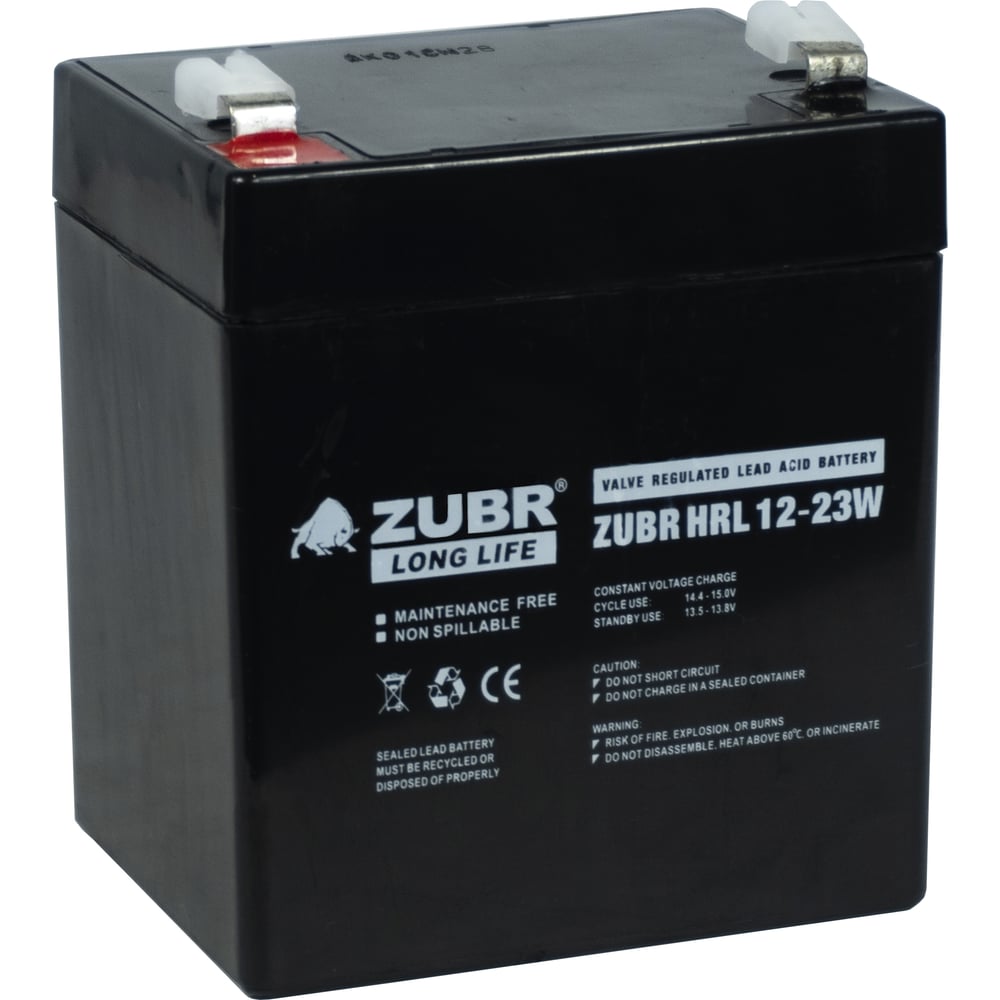 Изображение товара Аккумуляторная батарея ZUBR HRL 12-23W, Китай HRL12-23W(ZUBR)