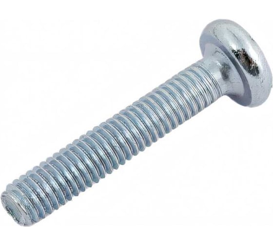 Изображение товара Винт КРЕП-КОМП полуцилиндрическая головка, цинк, DIN7985, 3х16, фасовка 1000 шт. вц316ф