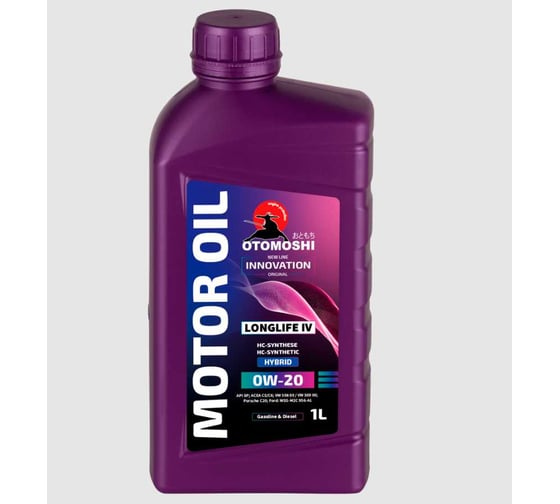 Изображение товара Моторное масло Otomoshi INNOVATION LONGLIFE IV 0W-20 SP C5/C6 1л MF218897