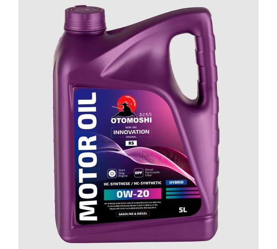 Изображение товара Моторное масло Otomoshi INNOVATION RS 0W-20 SP C5/C6 5л MF218859