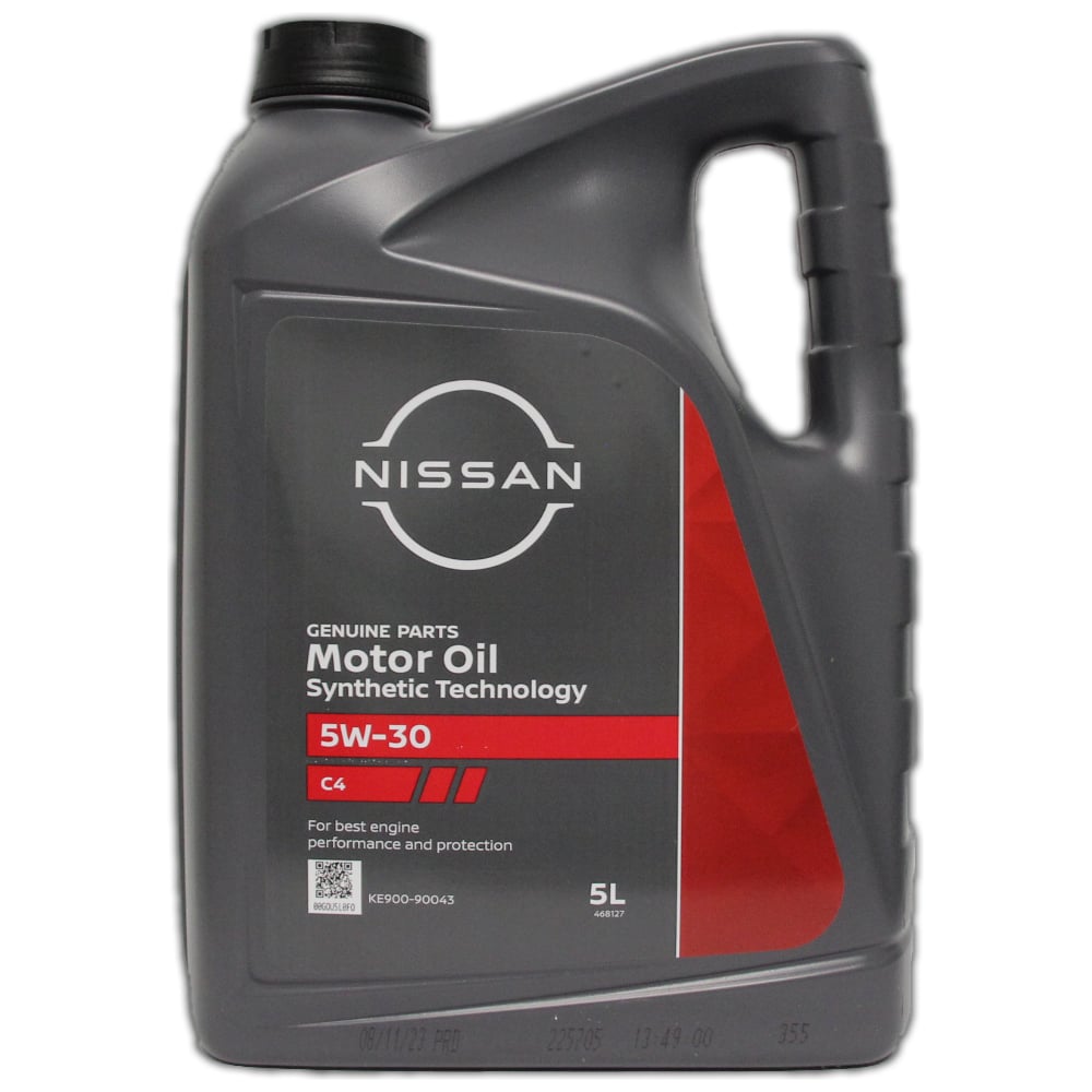 Изображение товара Моторное масло Nissan C4 5W-30 5л синтетическое для дизелей и легковых