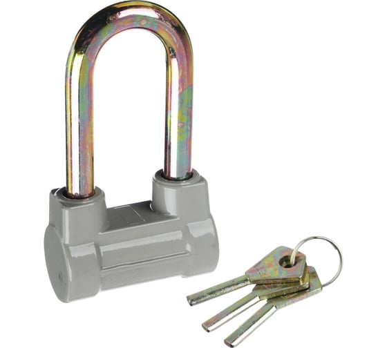 Изображение товара Навесной замок ЕРМАК Алюминий 60 мм, с длинной дужкой 468-366