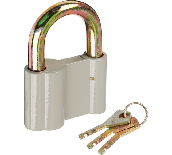Изображение товара Навесной замок ЕРМАК Алюминий 80 мм 468-371