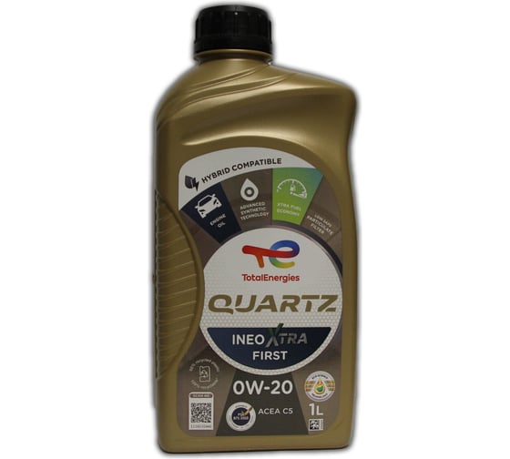 Изображение товара Моторное масло TOTAL QUARTZ INEO XTRA FIRST 0W-20 (1л), 214313