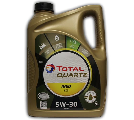 Изображение товара Моторное масло TOTAL QUARTZ INEO ECS 5W-30 (5л), 151261