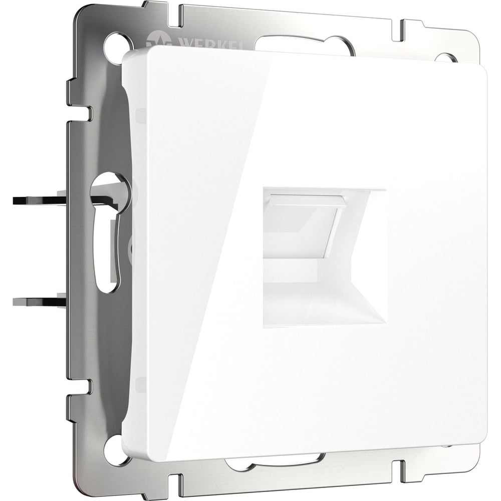 Изображение товара Розетка Ethernet RJ-45 cat 6A WERKEL W5120101 встраиваемая белая