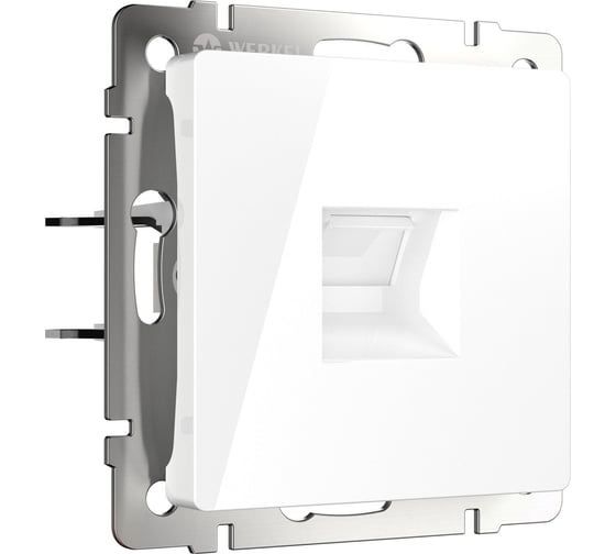 Изображение товара Розетка Ethernet RJ-45 WERKEL W5120101 cat. 6A, экранированная, белый a069683