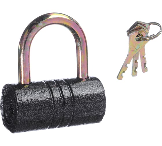 Изображение товара Навесной замок ЕРМАК Гаражный 75 мм арт. О-75 468-003