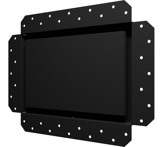 Изображение товара Решетка вентиляционная ERA SGR 300x200 окраш.сталь Matt black 3020SGR