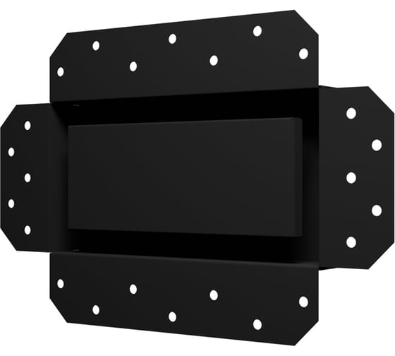 Изображение товара Решетка вентиляционная ERA SGR 200x100 окраш.сталь Matt black 2010SGR