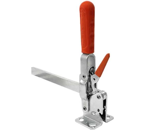 Изображение товара Прижим KUKAMET со стопорной рукояткой и привариваемым винтом усилие 250 кг Арт. 211-3-D-L-C2