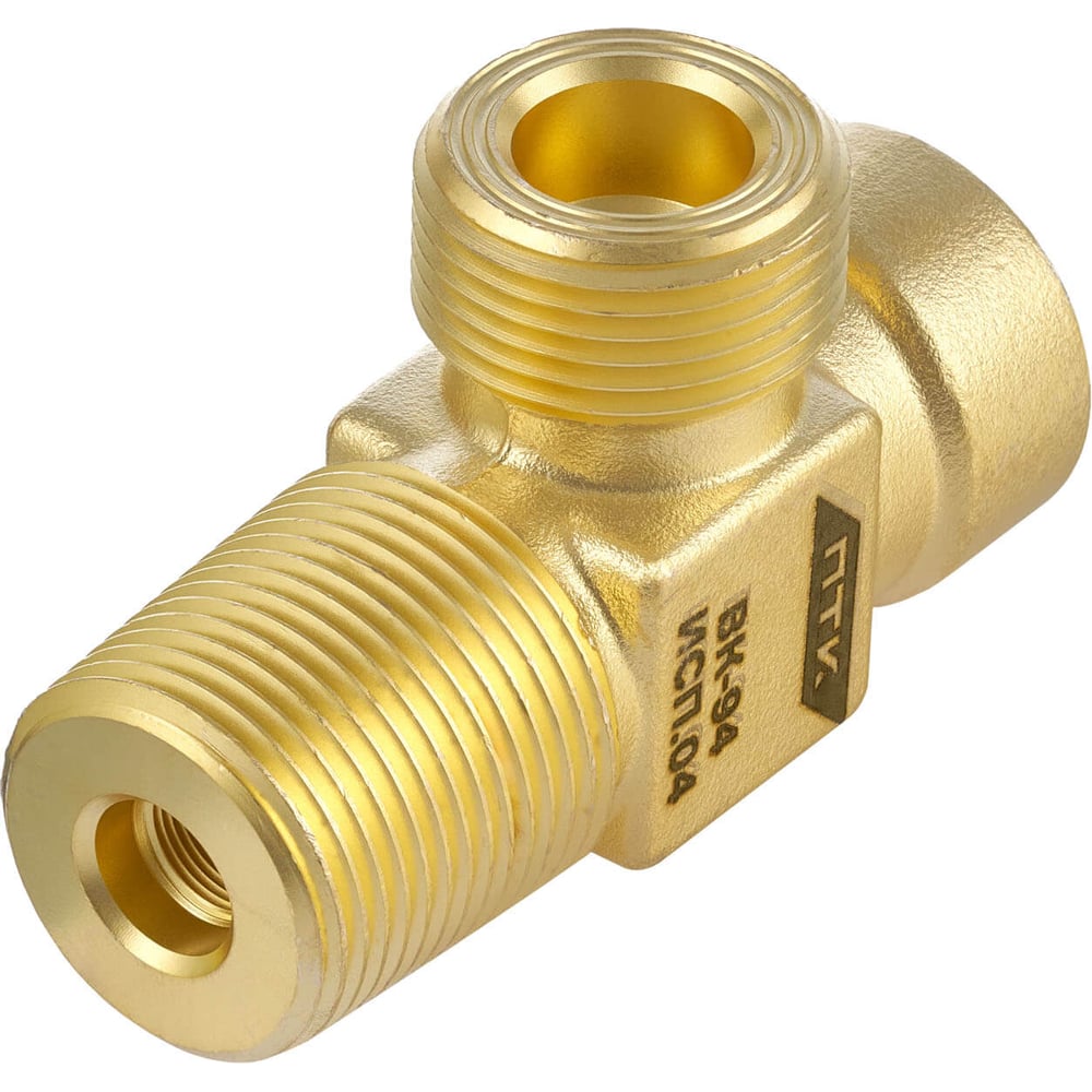 Изображение товара Корпус вентиля ВК-94 00000043612 латунь для кислорода 75х45х25 мм