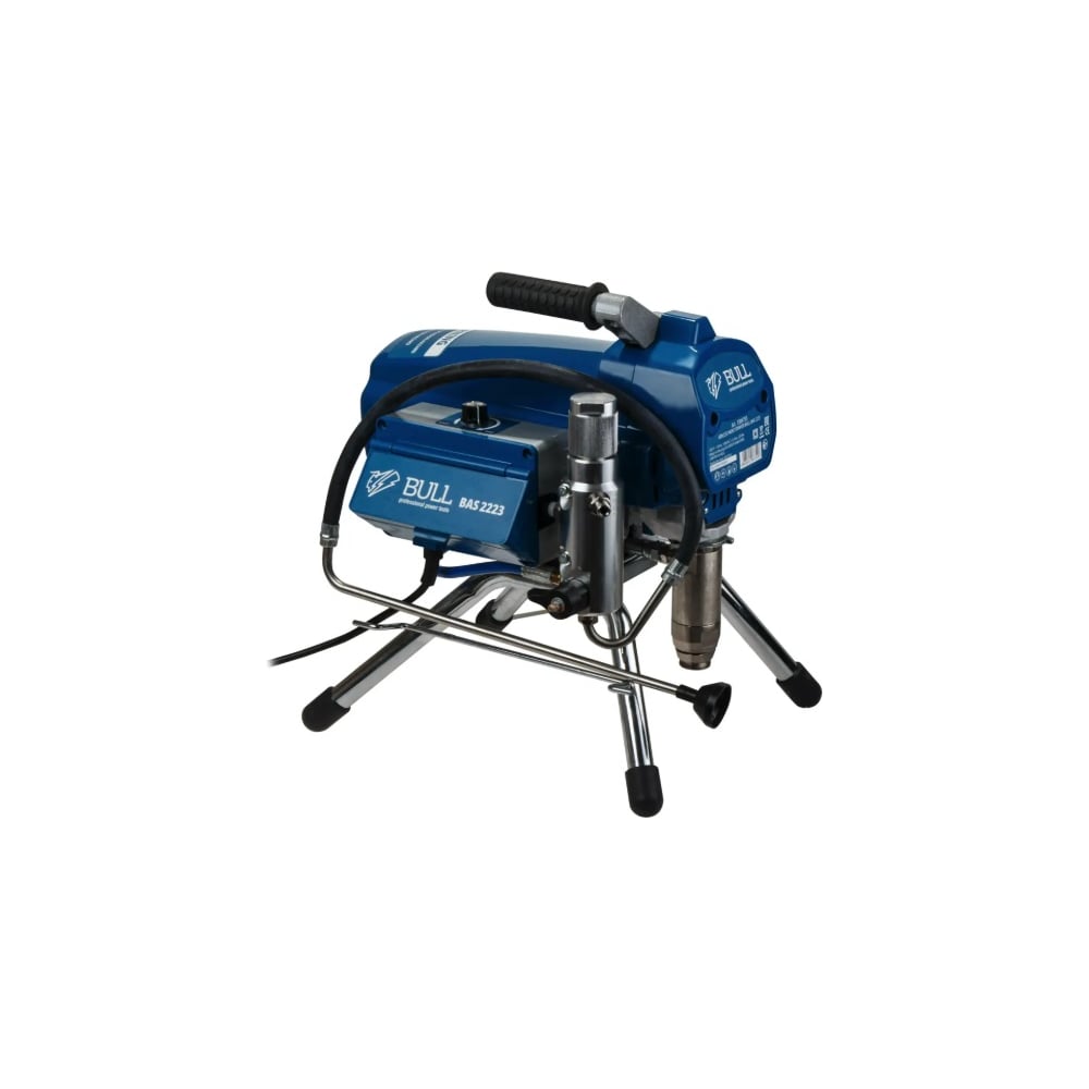 Изображение товара Безвоздушный окрасочный аппарат BULL BAS 2223 1300 Вт профессиональный