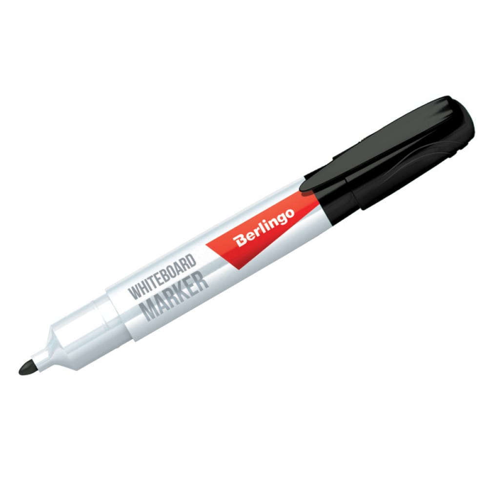 Маркер для белых досок Berlingo маркер краска нитро основа пулевидный 2 4 мм berlingo uniline pa400 bmk 02101