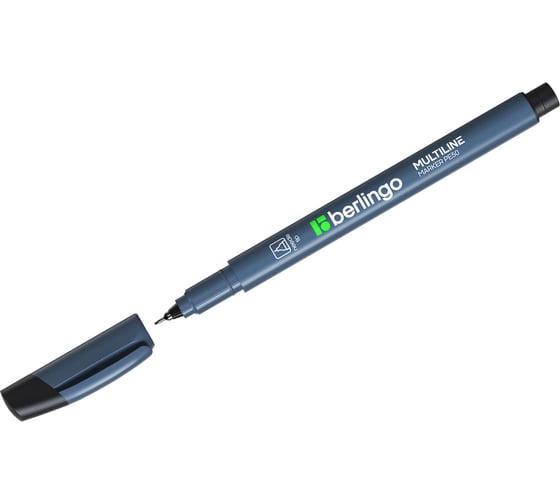 Изображение товара Перманентный маркер для CD/DVD BERLINGO Multiline PE50 черный 0.5 мм PM6434