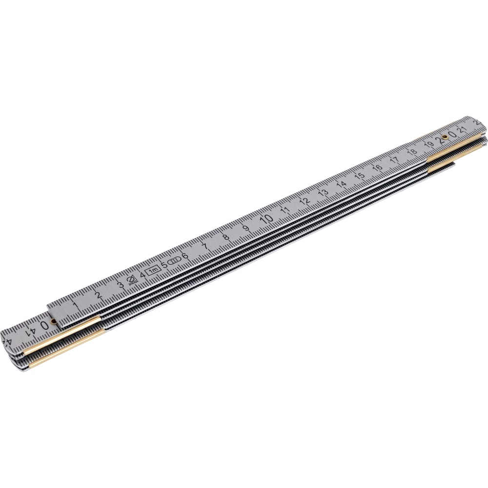 Изображение товара Складной алюминиевый метр Эталон длиной 1 метр