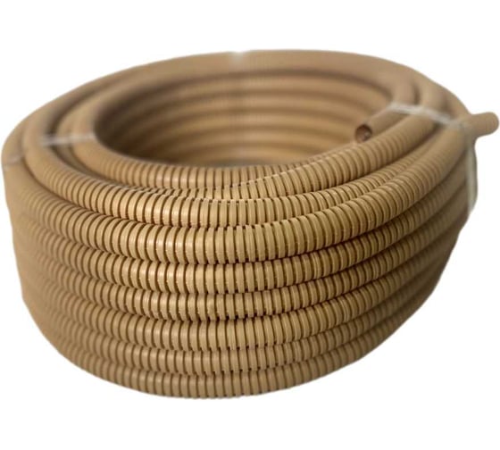 Изображение товара Труба гофрированная KOPOS Монофлекс ПВХ легкая 350N Сосна с/з d20 мм 1420 (K25D) Mflex-1420_S25D