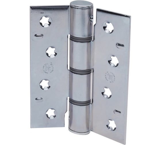 Изображение товара Барная пружинная петля одинарного действия ALDEGHI LUIGI SPA 101х80х30/17 мм, цвет: оцинкованная сталь, к-т: 2 шт + монтажный набор 88AZ403