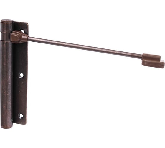 Изображение товара Дверной доводчик ALDEGHI LUIGI SPA левый, 170х39х225 мм, цвет: бронза, к-т: 1 шт + ключ с декоративными шурупами 114AB170S
